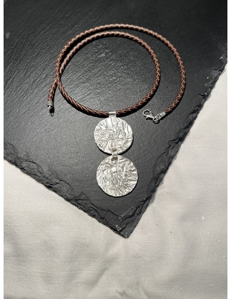 Colgante de plata de 2 piezas