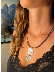 Colgante de plata de 2 piezas 2